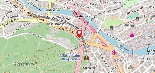 Restaurant GourmIndia Luzern sulla mappa