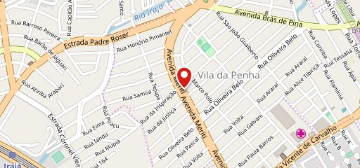 Restaurante Graça da Vila - Vila da Penha no mapa