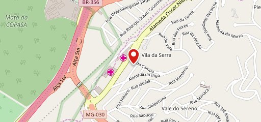 Restaurante Graciliano - Vila da Serra no mapa