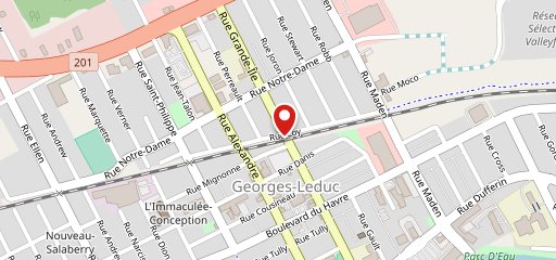 Taverne Grand Trunk sur la carte