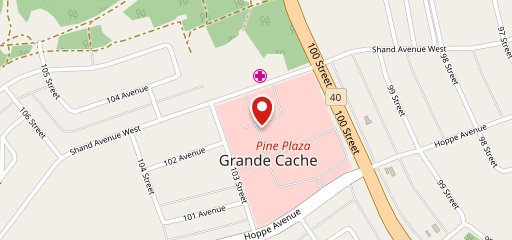 Grande Cache Dragon Palace sur la carte