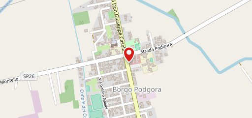 Pizzeria di Granella Stefano borgo Podgora sulla mappa