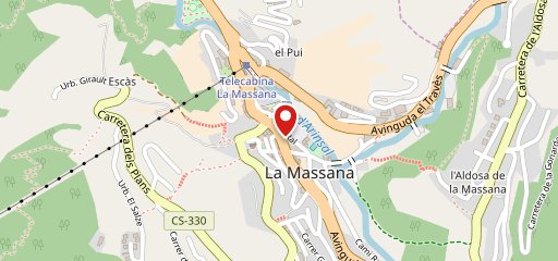 Granier La Massana sur la carte