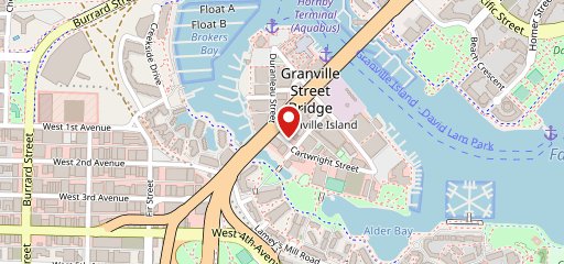 Granville Island Brewing sur la carte