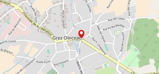 Grez'io sur la carte