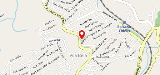 Grill Vila Bela no mapa