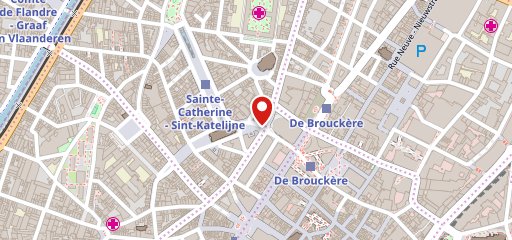 Grimbergen bruxelles Café sur la carte