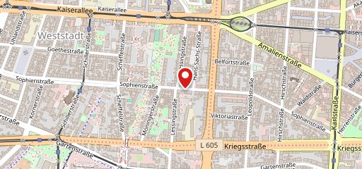 Großer Kurfürst Karlsruhe sur la carte