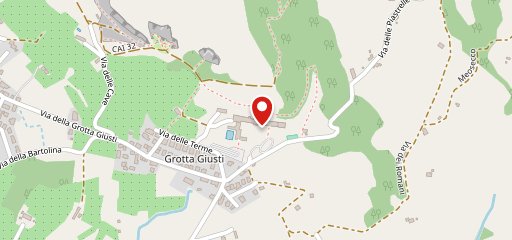 Grotta Giusti sulla mappa