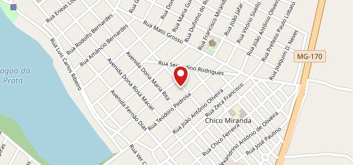 Guerreiro Pizzaria no mapa