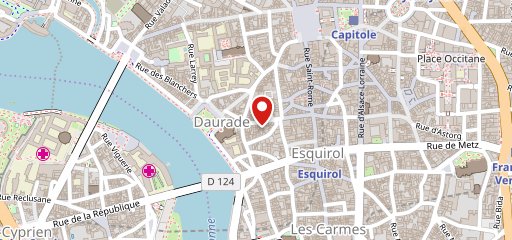 Gueuleton Toulouse - Le Comptoir sur la carte