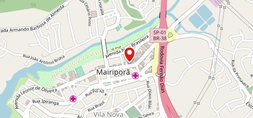 Guga refeições no mapa