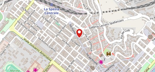 Gelateria Gusto La Spezia sur la carte