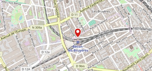 La Boulangerie De La Gare Asnieres Sur Seine sur la carte