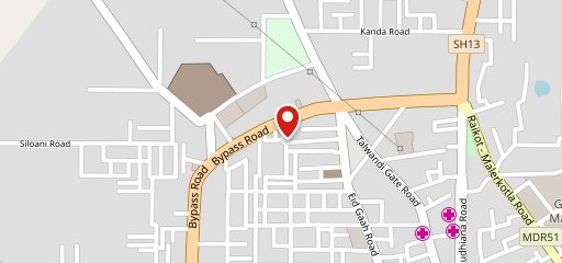 H2 Dhaba Raikot on map