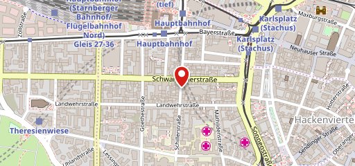 Servus Habibi (Schwabing) sur la carte