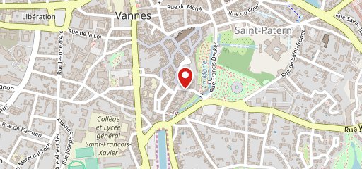 Halles des Lices sur la carte