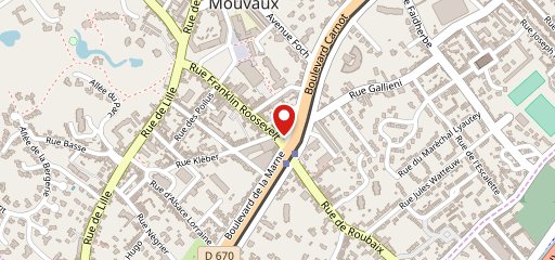 Halles Modernes - Mouvaux sur la carte