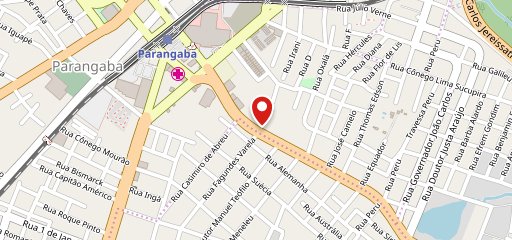 Hamburgueria 88 Parangaba no mapa