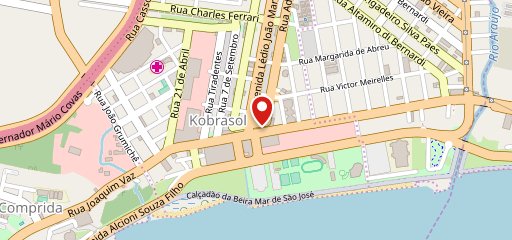 Hamei Sushi Kobrasol no mapa