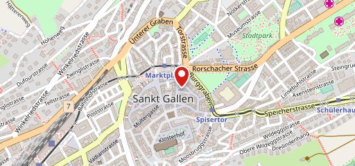 HANS IM GLÜCK - ST. GALLEN Kugelgasse sulla mappa