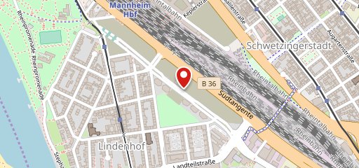 HANS IM GLÜCK - MANNHEIM Glücksteinallee sur la carte