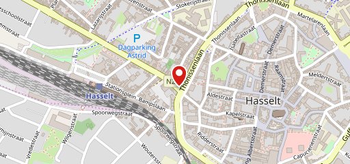 Hasselt Fried Chicken sur la carte