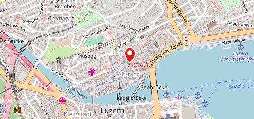 Heini Conditorei - Luzern Löwenplatz sur la carte