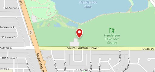 Henderson Lake Golf Club sur la carte