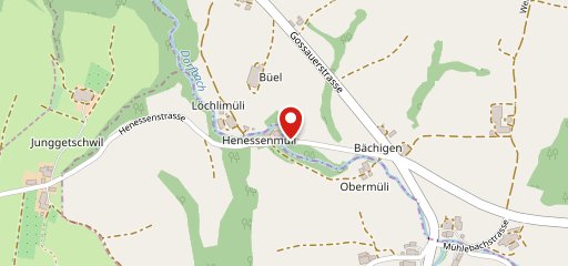 Restaurant Henessenmühle sur la carte