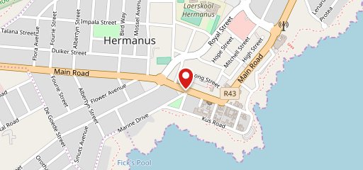 Hermanus Fish & Chips sur la carte