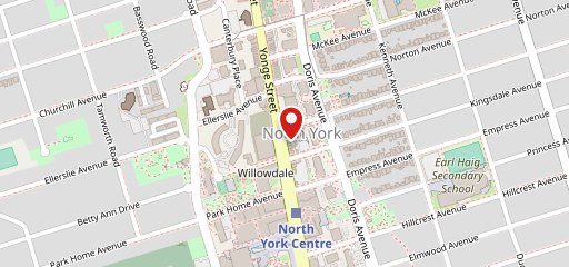 Wako sushi Toronto sur la carte