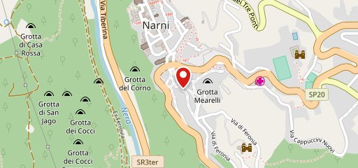 Osteria Le Stranezze Terziere Mezule Narni sulla mappa