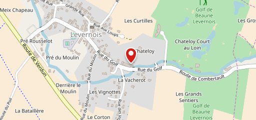 Hostellerie de Levernois on map