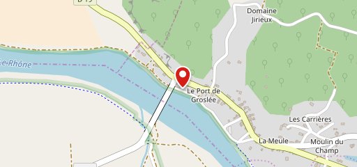 Hostellerie du Port de Groslée - restaurant proche Morestel sur la carte