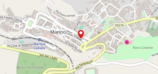 Hosteria Vecchia Marino sulla mappa