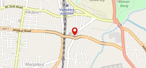 Hot Chinese on map