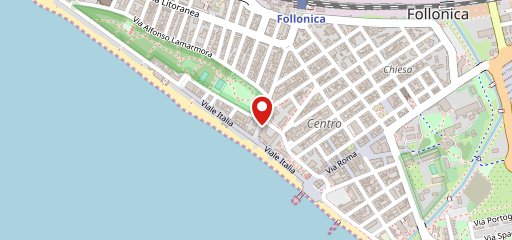 Hotel Ausonia, Ristorante Spiaggia sulla mappa