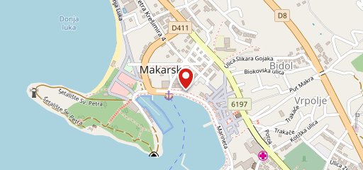 Hotel Biokovo sulla mappa