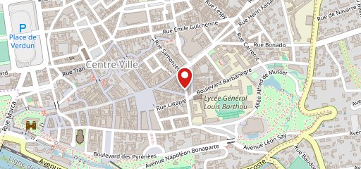 Hôtel Bristol - Centre ville de Pau sur la carte