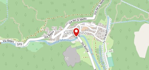 Hotel Bucaneve Val Masino San Martino sulla mappa