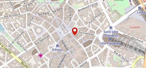 Hôtel Carlton Lille sur la carte