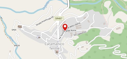 Hotel Cercone sulla mappa