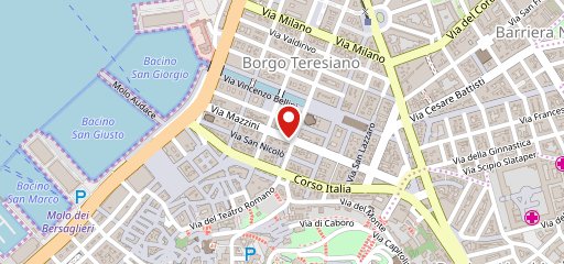 Hotel Coppe Trieste sulla mappa