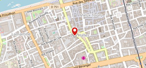 Café de la Poste des Halles sur la carte