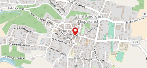 Hôtel de Péranche sur la carte