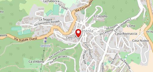 Hotel del Corso Ristorante Sestola sulla mappa