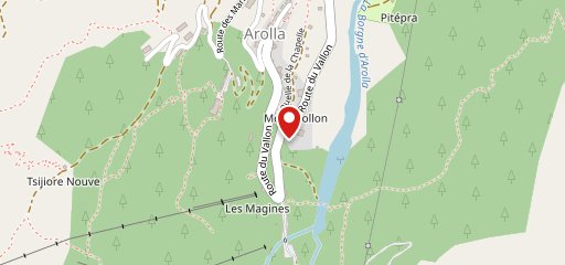 Hotel du Mont-Collon sulla mappa