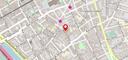 Hotel Gambetta sur la carte