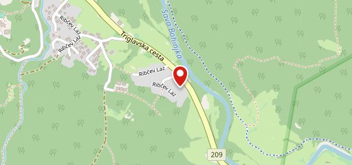 Art Hotel Kristal in restavracija pri Lovcu, BOHINJ, Bohinjsko Jezero sulla mappa